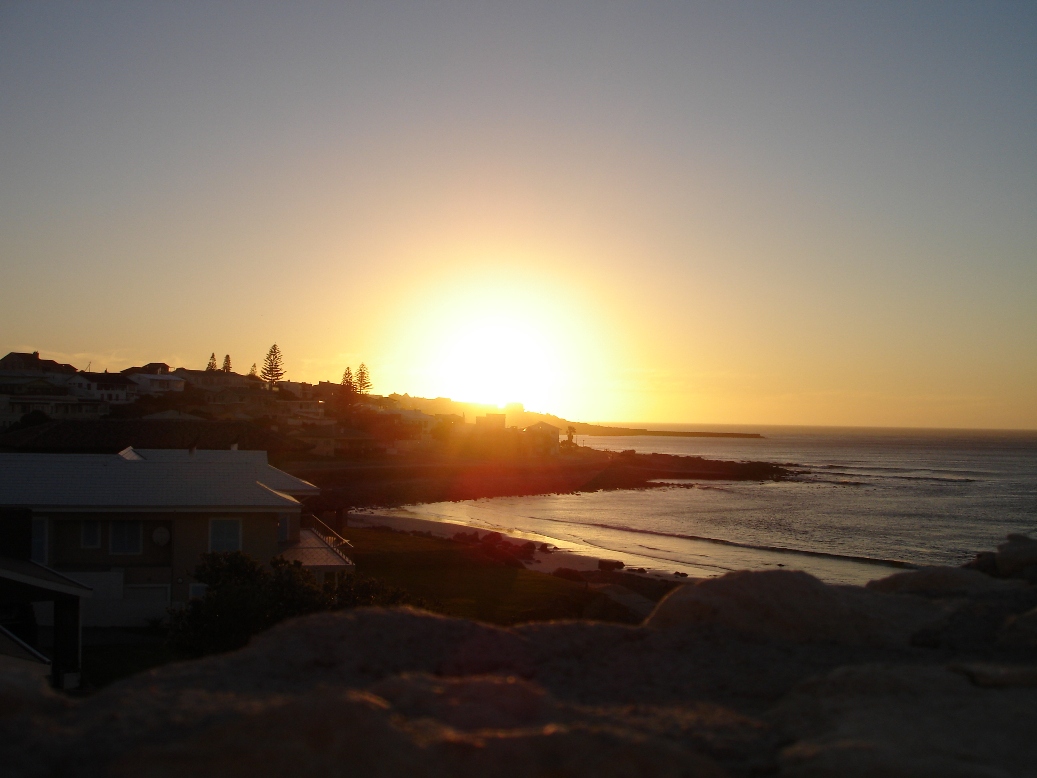 Sunset over Yzerfontein